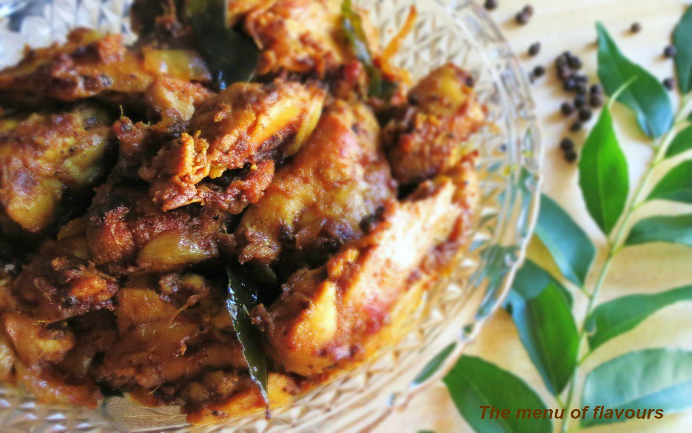 The Menu of Flavours Pepper Chicken (Kerala Style)