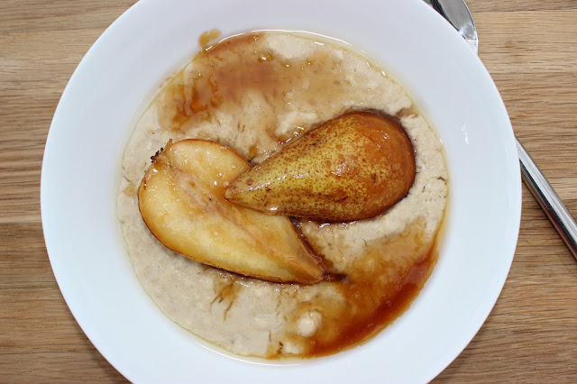 pear and ginger porridge