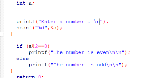 Program to check a number is Even or Odd ~ Computer Languages (clcoding)