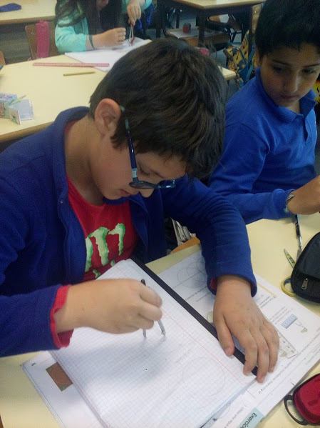 É muito bom aprender!: Uso do compasso