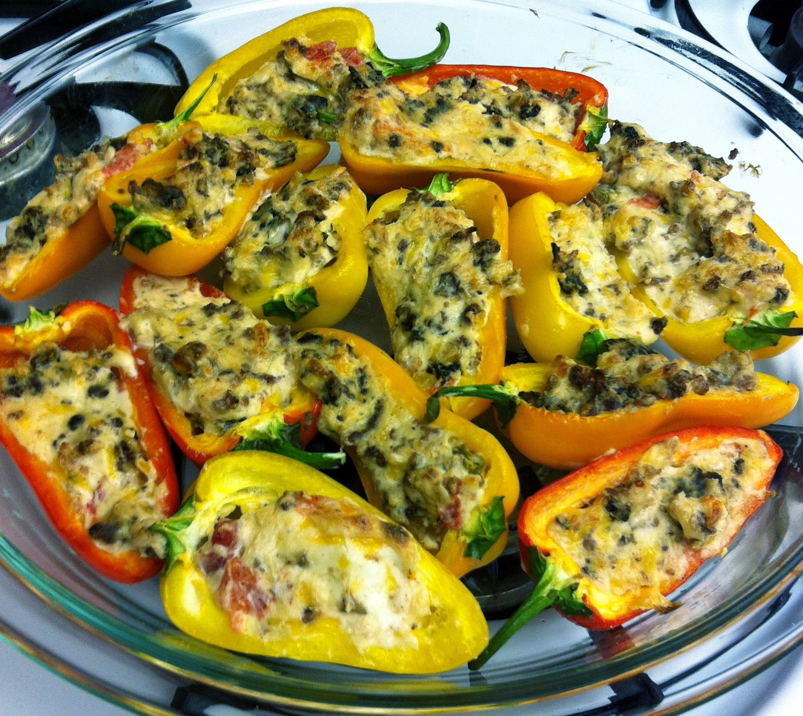 Dana Rae's Food Creations Mini Sausage Stuffed Peppers