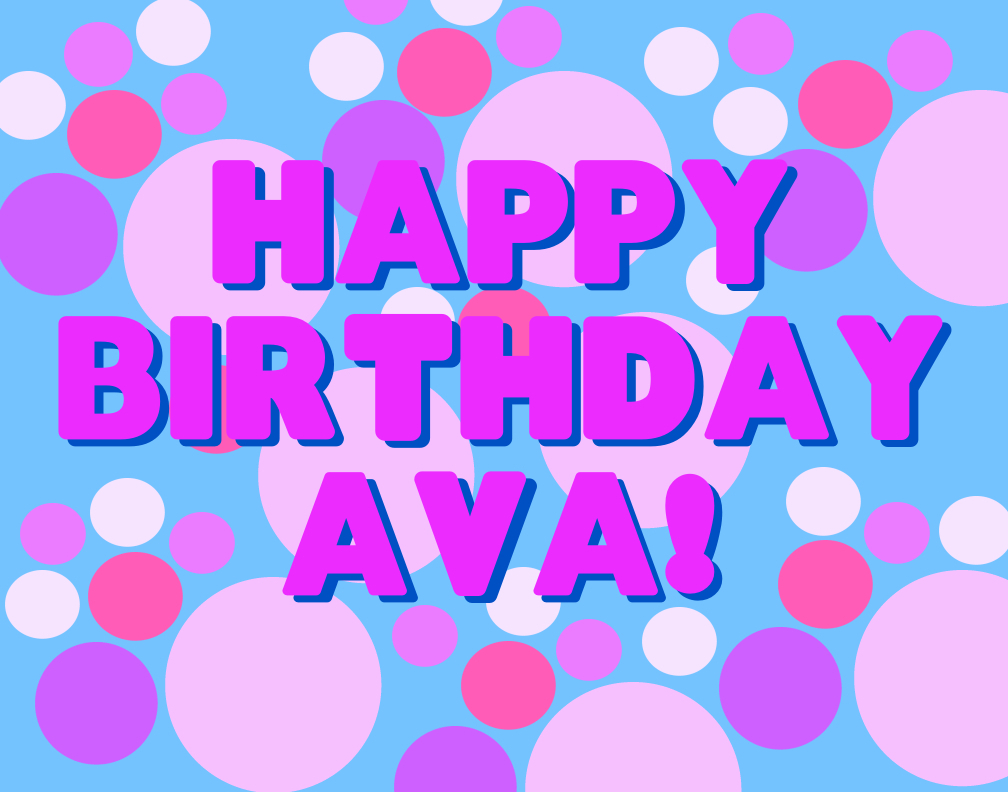 Happy Birthday Ava Images Happy Birthday Ava Images