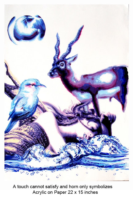 A touch cannot satisfy and horn only symbolizes A touch cannot satisfy and horn only symbolizes