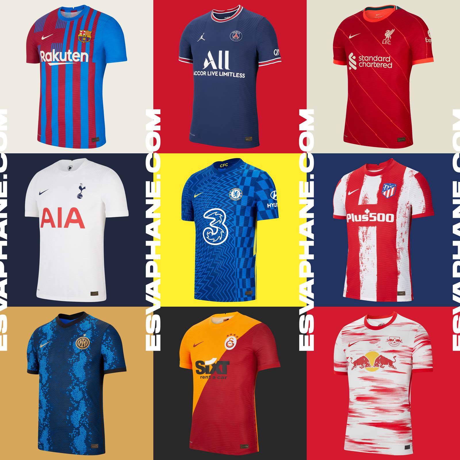 All Nike 2122 Elite Teams Home Kits Released / Leaked Footy Headlines