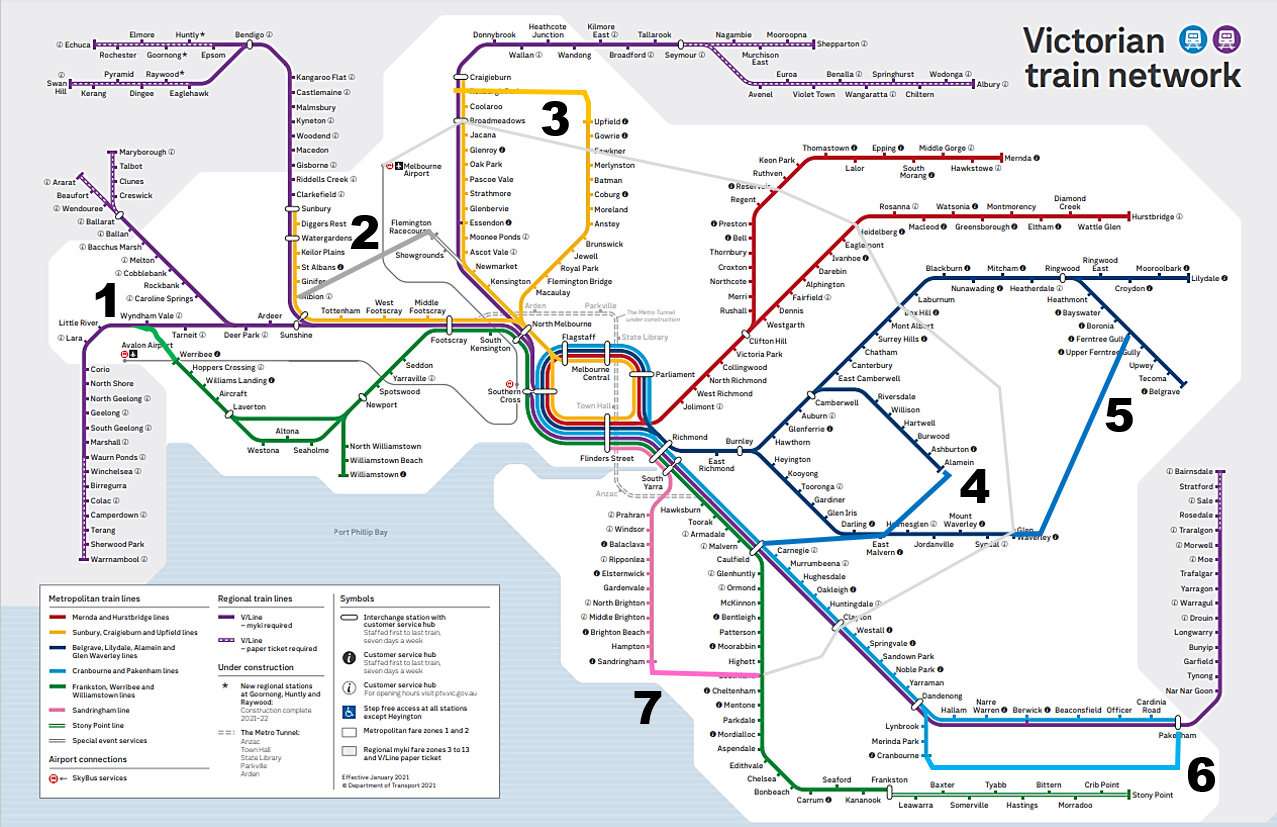Melbourne on Transit What if we joined Melbourne's rail lines?