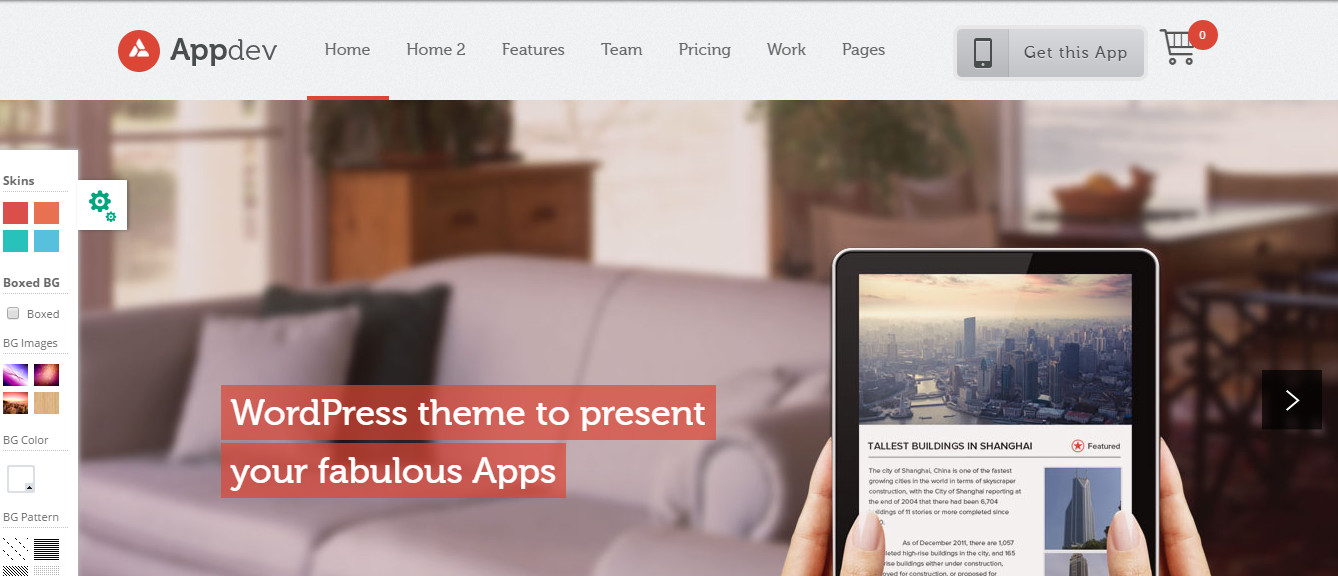 AppDev Best WordPress Mobile App Theme