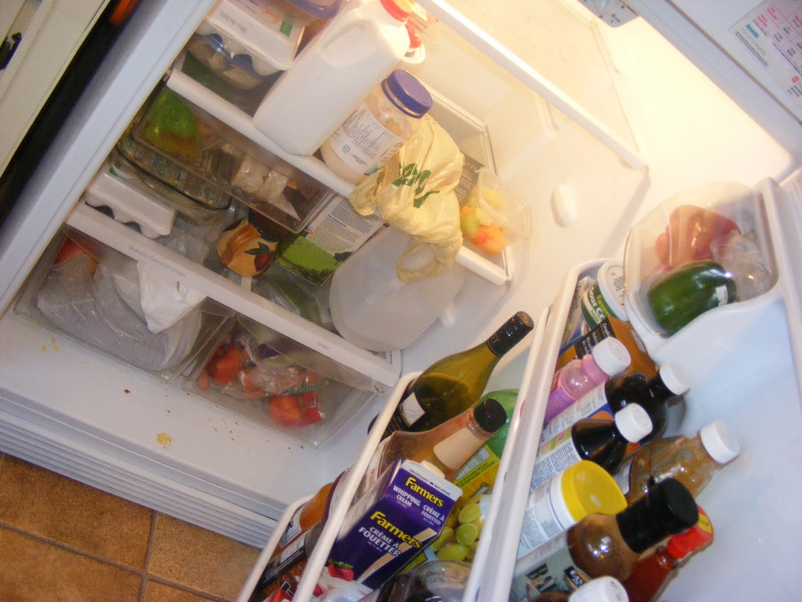 . My dirty little..FRIDGE