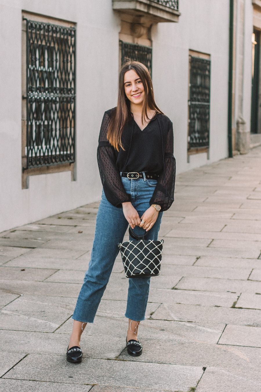 look simples primavera mom jeans