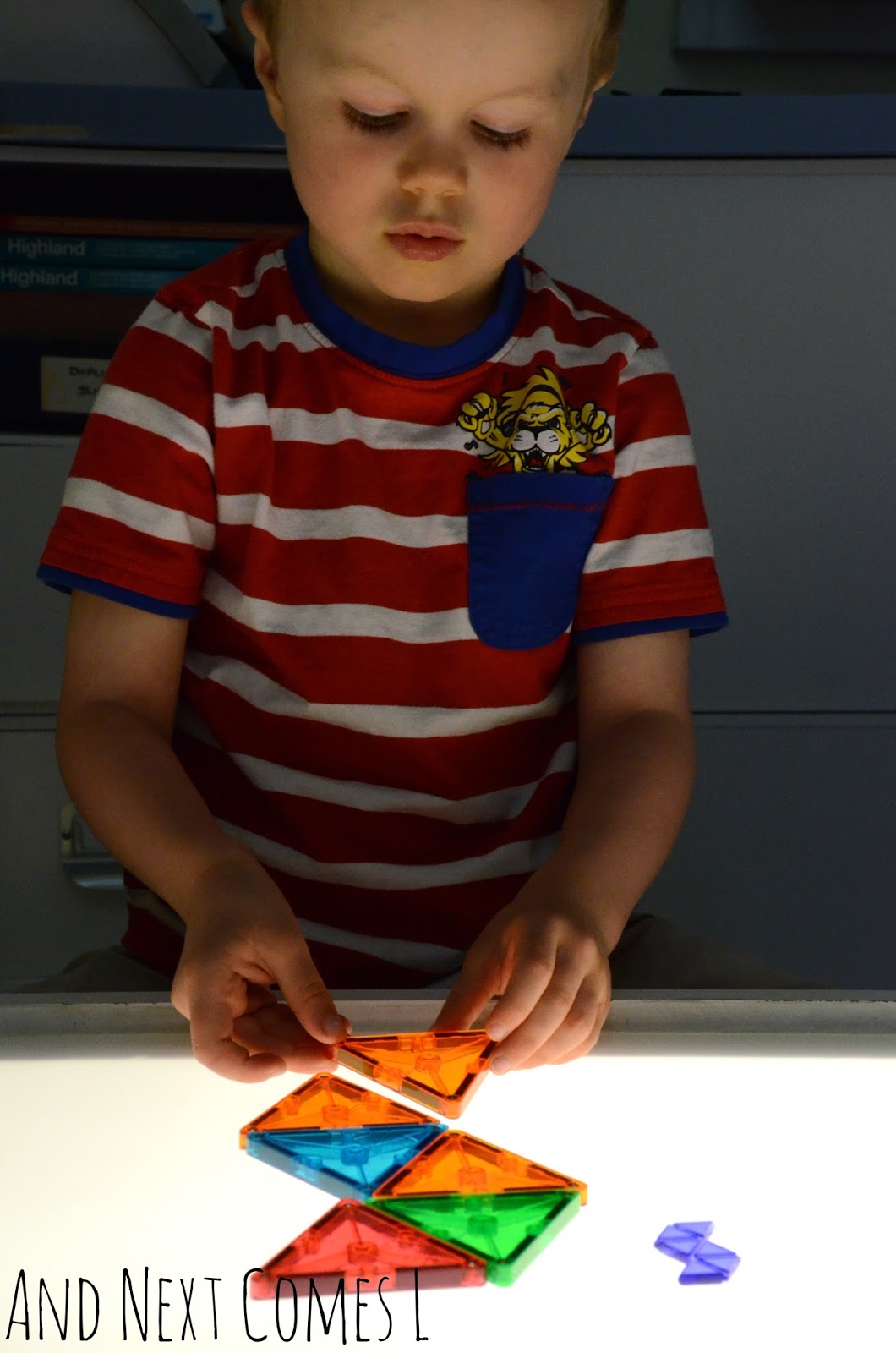 Recreating Shapes on the Light Table And Next Comes L Hyperlexia