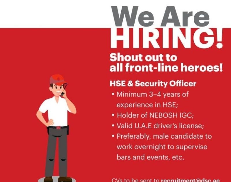 HSE Insider ( 01 ) HSE/EHS/SAFETY JOB VACANCIES/OPPORTUNITIES