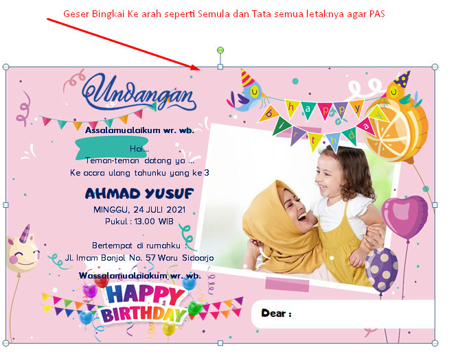 65+ Contoh Undangan Ulang Tahun Anak Gratis Yang Bisa Di