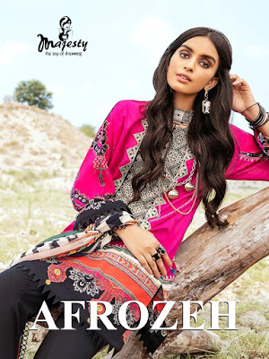 Majesty Afrozeh Pakistani Suits catalog wholesaler