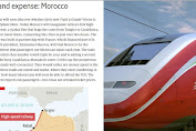 Kereta Cepat Maroko 350 Km Biaya US$ 2 Miliar, Kereta Cepat Jakarta-Bandung 144 Km Biaya US$ 6 Miliar