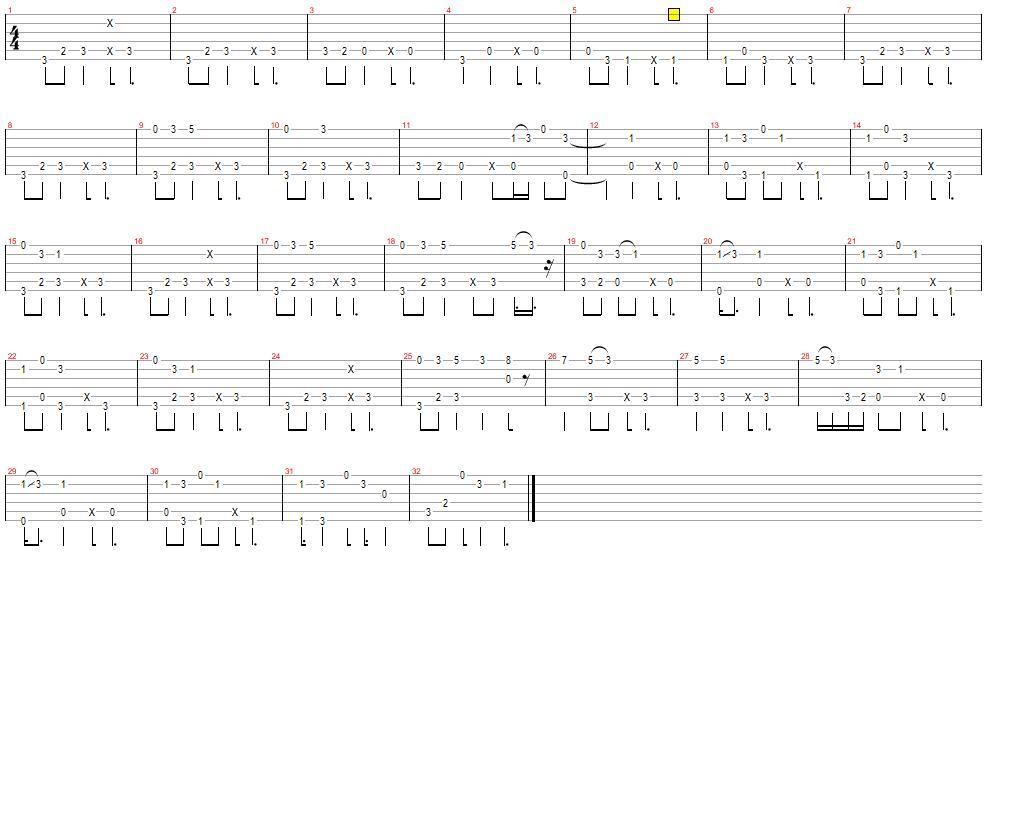 Mas musica Tab Stand by me (en solo de guitarra)