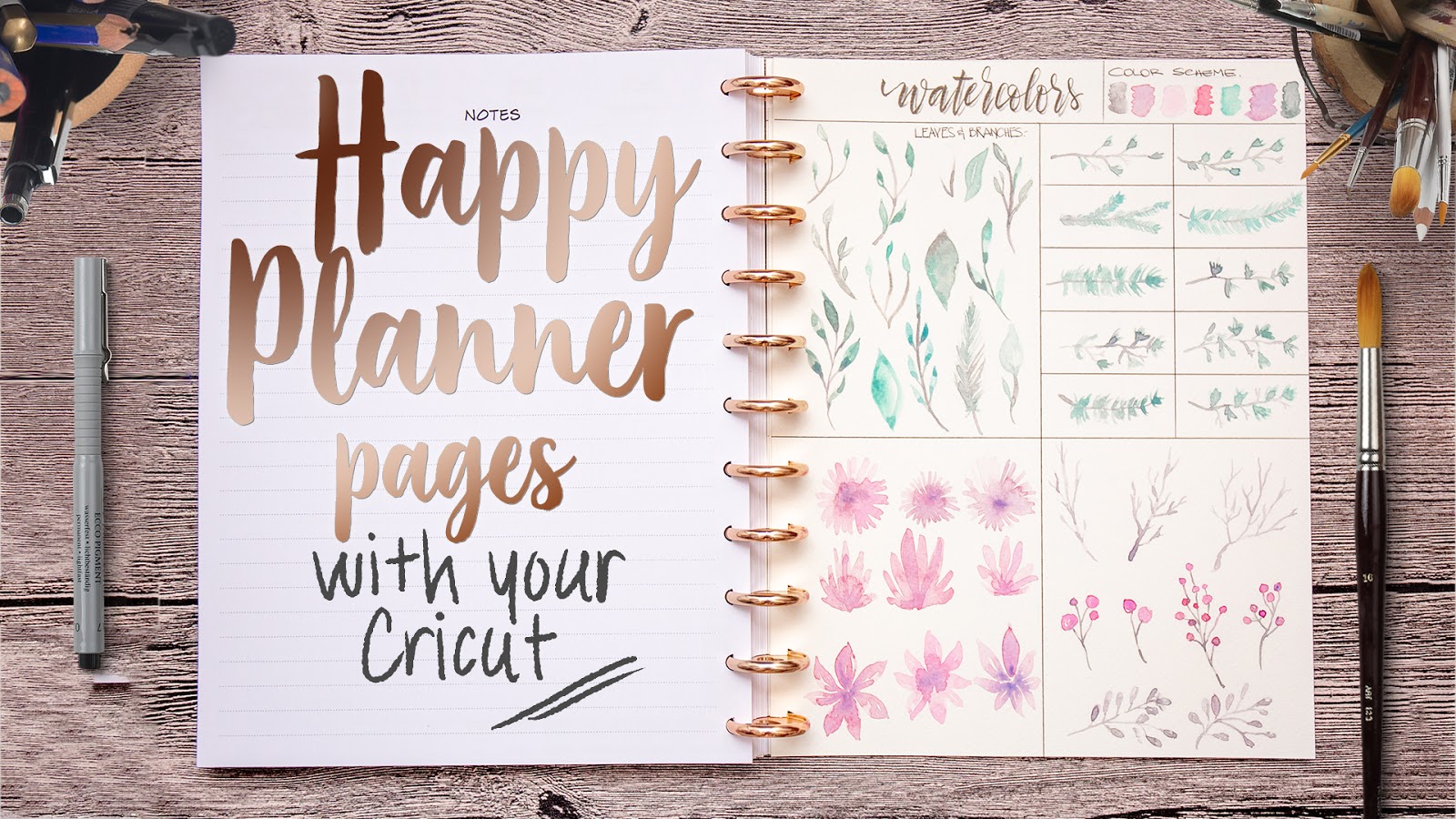 Awesome Svgs Cutting Any Size Happy Planner Pages With Your Cricut Edge Targeting Technique