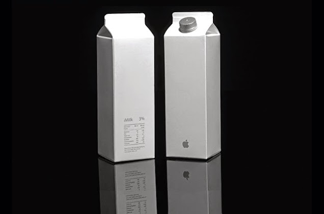 Κουτιά φρέσκου γάλακτος με τέχνη