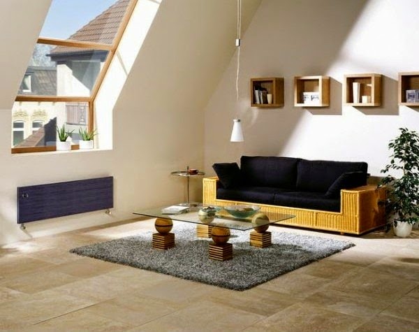 Superb flat radiators is perfect addition to the interior