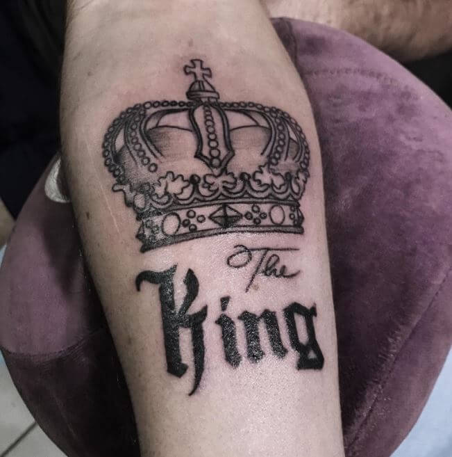 50+ King Queen Crown Tattoo Designs With Meaning (2020