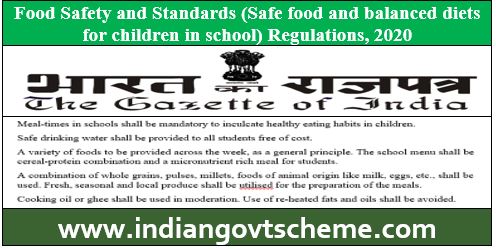 Food Safety and Standards