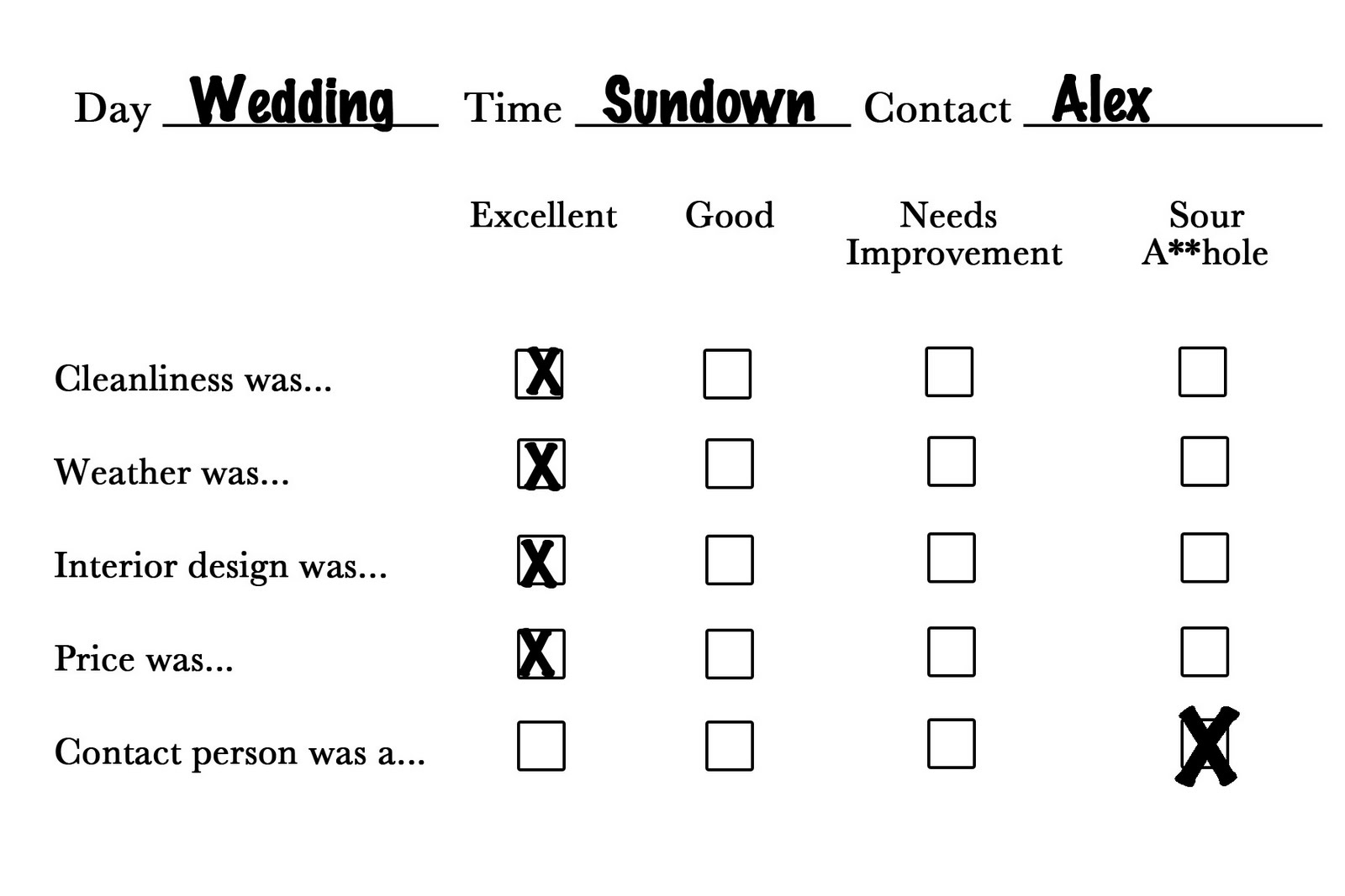 The Groom Says Dealing with Vendors Who Can't Deal