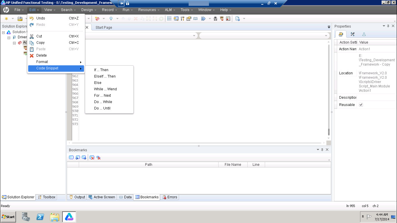 Uft Vbscript Tutorial QTP and VBScript Tutorials: Menubar functionality in QTP- HP UFT 11.53 ...