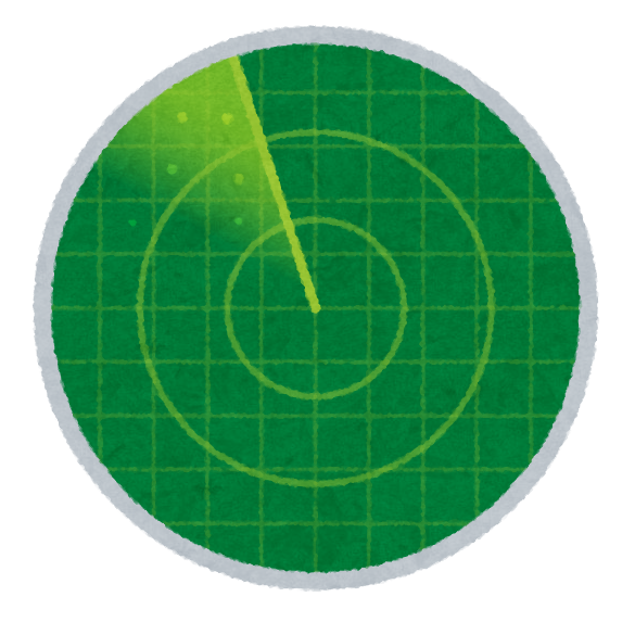 レーダー指示器のイラスト かわいいフリー素材集 いらすとや