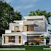 1714 sq-ft modern flat roof 3 bedroom house plan