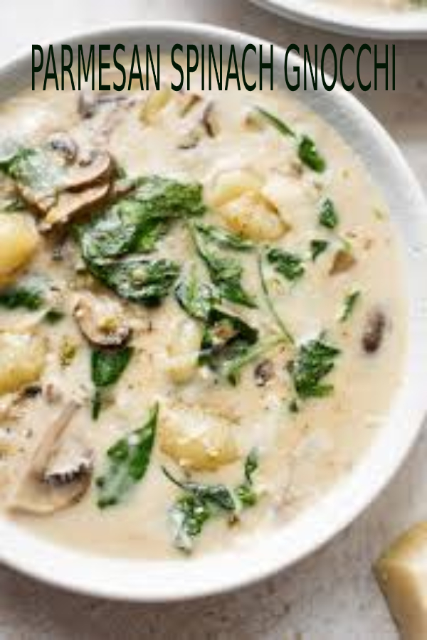 PARMESAN SPINACH GNOCCHI happy cook