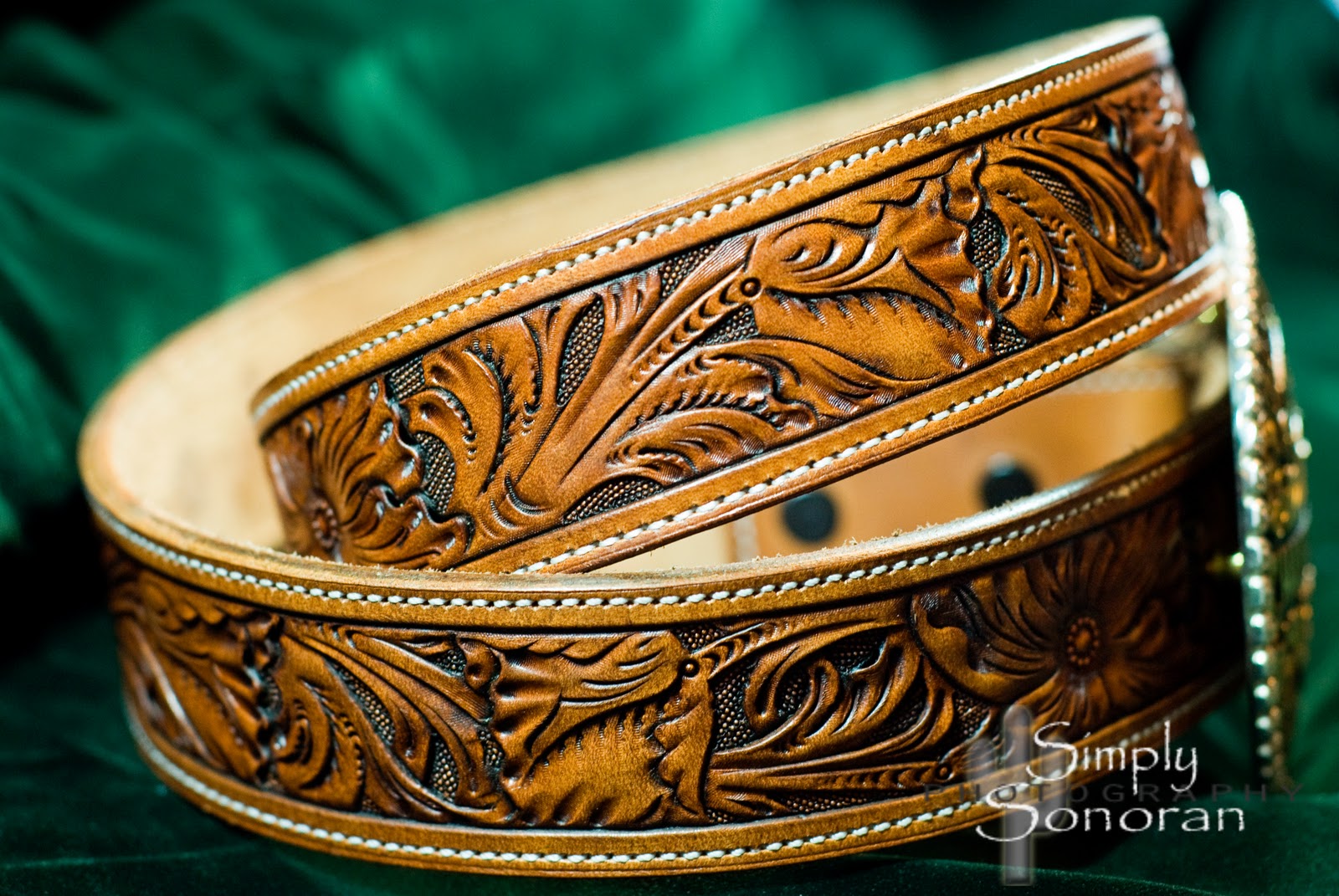 Simply Sonoran Photography: Tanner Custom Leather: Belt 1