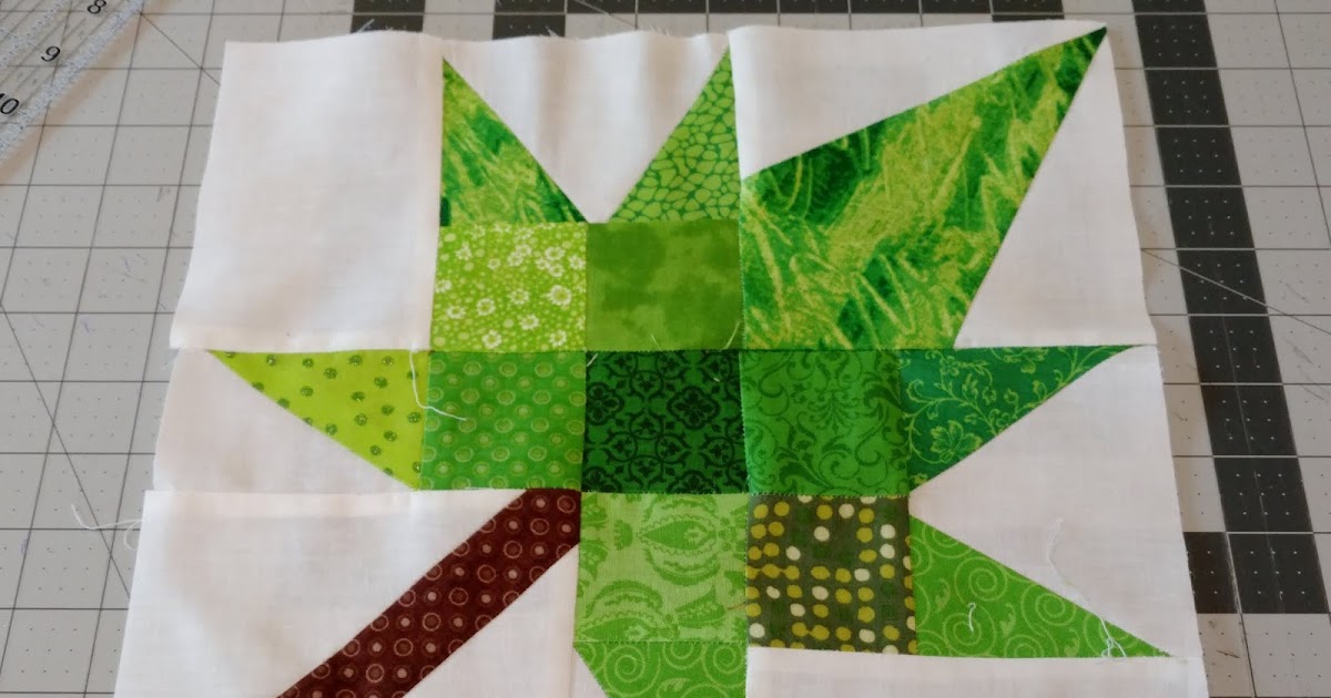 Ohio Thoughts Maple Leaf Quilt Block