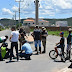 Ibotirama: batida entre carro e moto deixa motociclista ferido na entrada do Bairro Morada Real