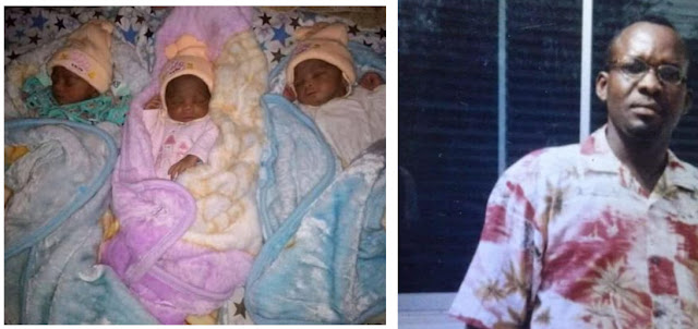 Nigerian couple welcomes triplets after 12 years of marriage (Photos)