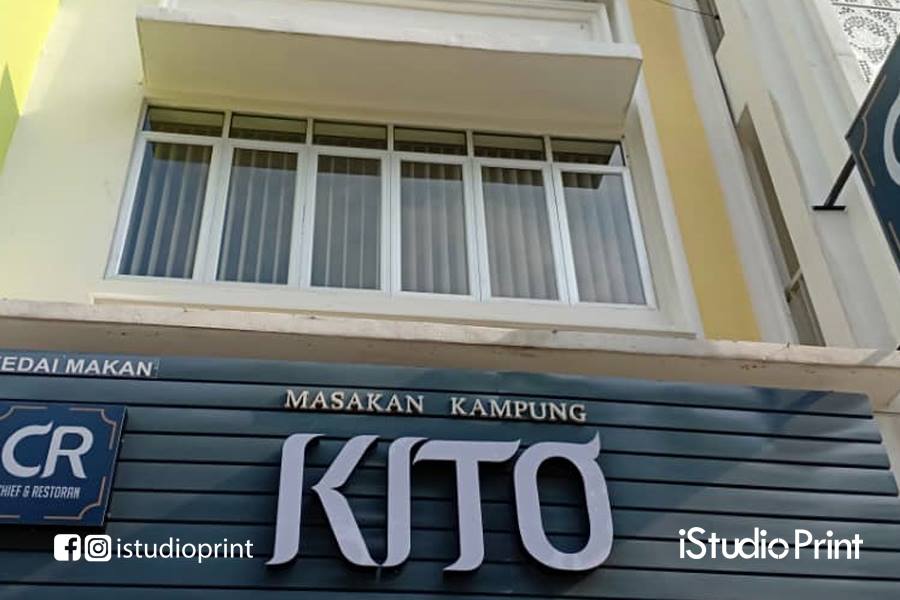 Signboard Signage Kedai Makan Kito Masakan Kampung