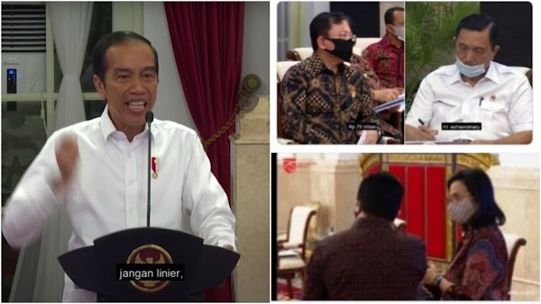 Meragukan Kemarahan Jokowi, “Menteri yang Habis Dimarahi Kok Nggak Kayak Lagi Dimarahi”