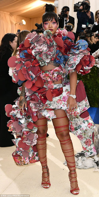 Rihanna’s Outrageous Met Gala 2017 Red Carpet Outfit Took Her An Hour To Wear
