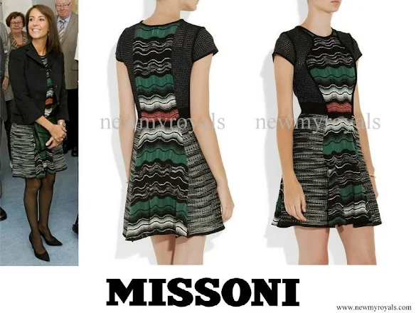 Princess Marie wore Missoni Crochetknit Dress