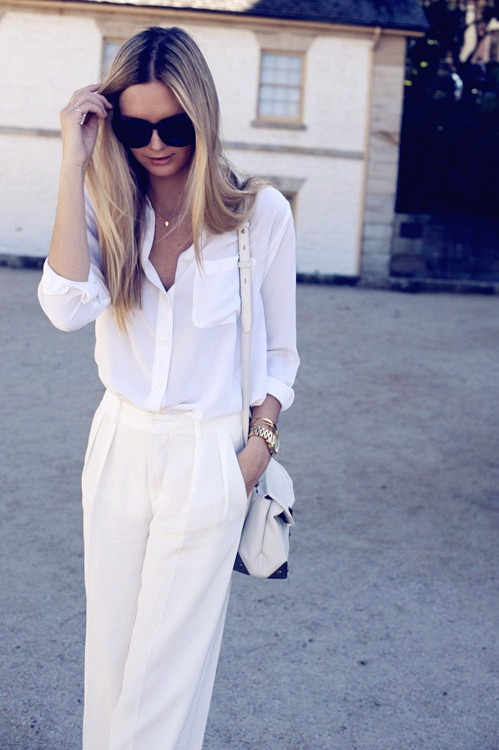 Madison Muse: Winter White Suits