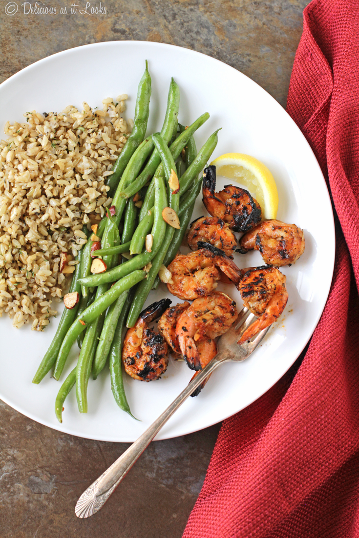 Delicious as it Looks LowFODMAP Grilled Paprika Shrimp