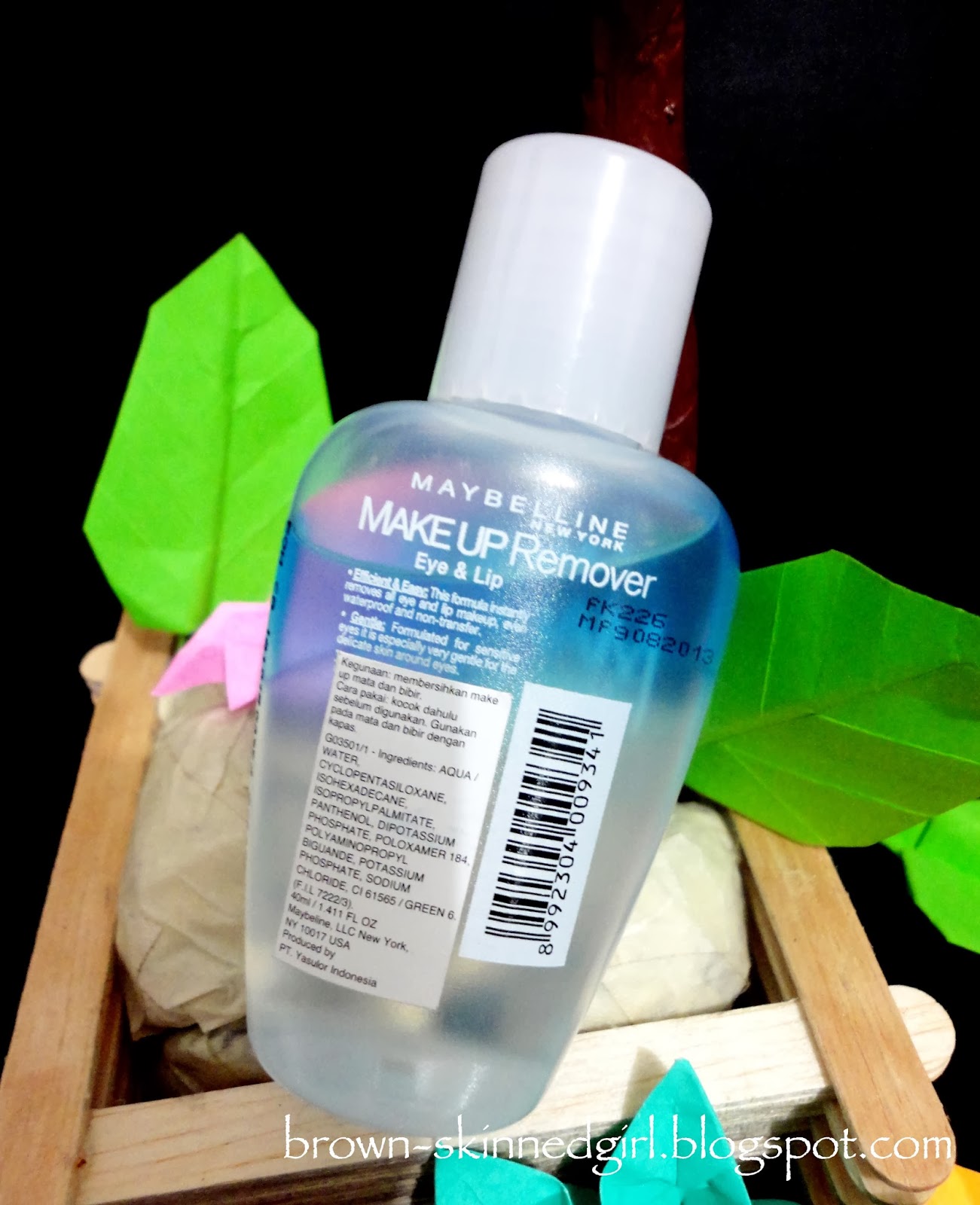 Product Review Maybelline Make Up Remover Eye & Lip The Brown