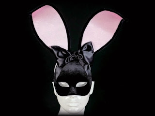 click to see and buy this stunning black velvet bunny girl mask