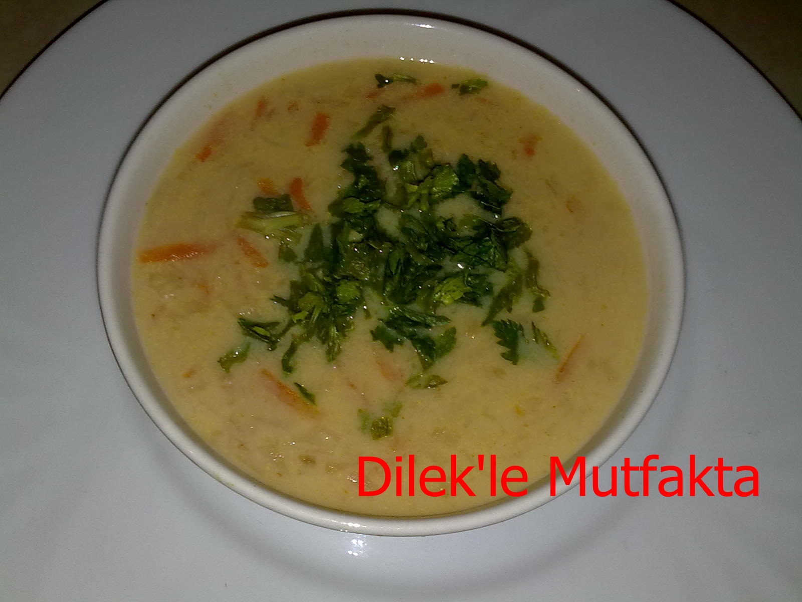 KEREVİZ YAPRAKLARIYLA YALANCI İŞKEMBE ÇORBASI KEREVİZ YAPRAKLARIYLA YALANCI İŞKEMBE ÇORBASI