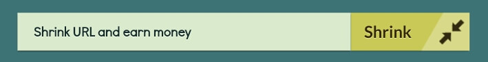 Cara yang pertama yaitu memendekkan link dan menyebarkannya kepada orang lain supaya di lewati. Anda bisa memendekkan link pada kolom yang bertuliskan "Shrink URL and earn money".