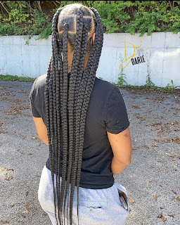 20+ Cute Knotless Braids Hairstyles 2021: Fabulous Knotless Box Braids ...