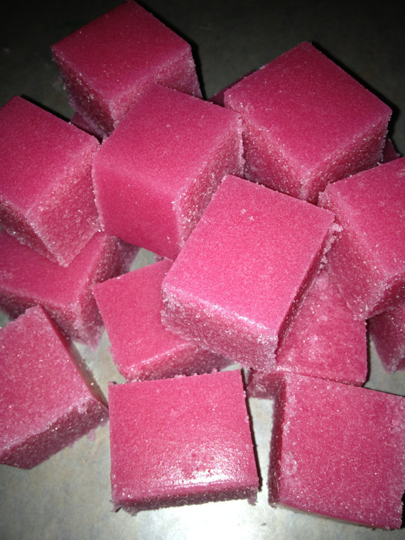 My Adventures in Soap Making Sugar Scrub Soap Cubes