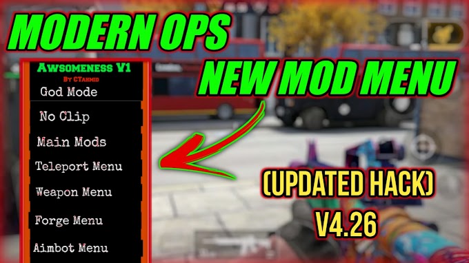 Modern Ops Online FPS Hack Apk 4.26 - Unlimited Money - Mod Apk 4.26 - Mod Menu For Android-IOS 2020