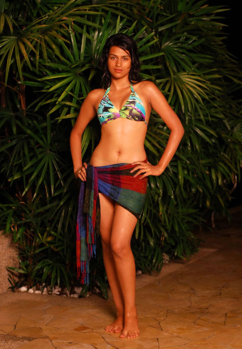 Latest Movie Masala Shraddha Das Hot Bikini Stills 