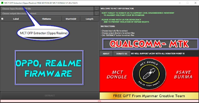 DOWNLOAD MCT OFP Extractor - OPPO & Realme Firmware Free Tool 2021