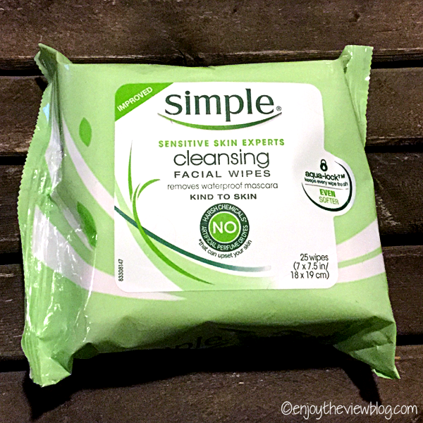 Product Review Simple® Cleansing Facial Wipes {enjoy the view}
