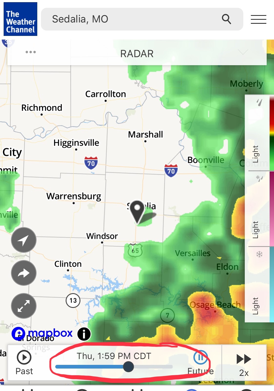 2019 NRDC Radar looks Promising Weather Update