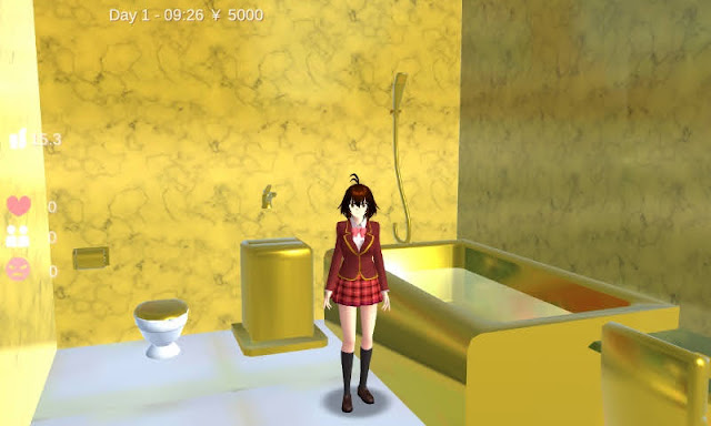 Review ID Royal Golden Villa (RGV) Sakura School Simulator